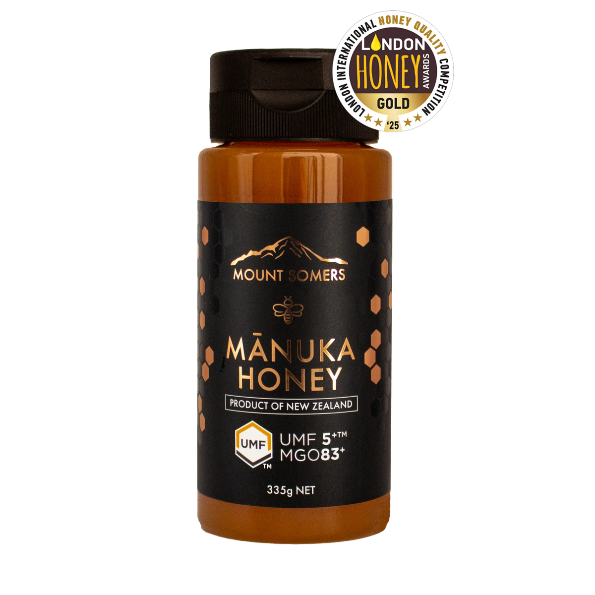 Mount Somers Manuka Honey UMF 5+ Squeeze Bottle