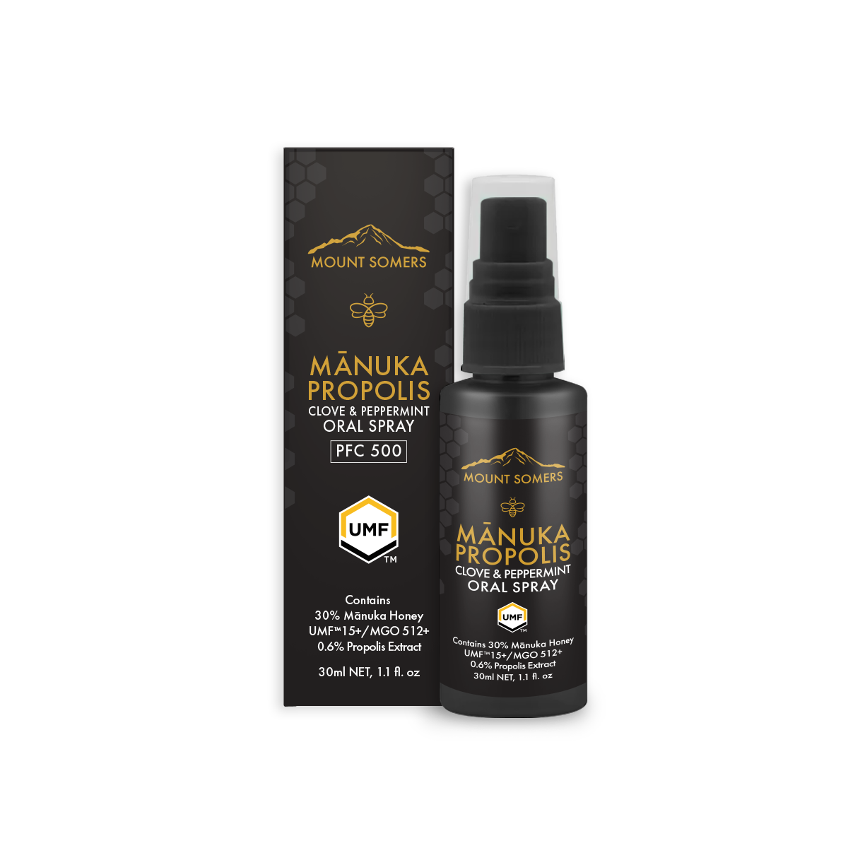 Manuka Propolis Clove &amp; Peppermint Oral Spray UMF15+